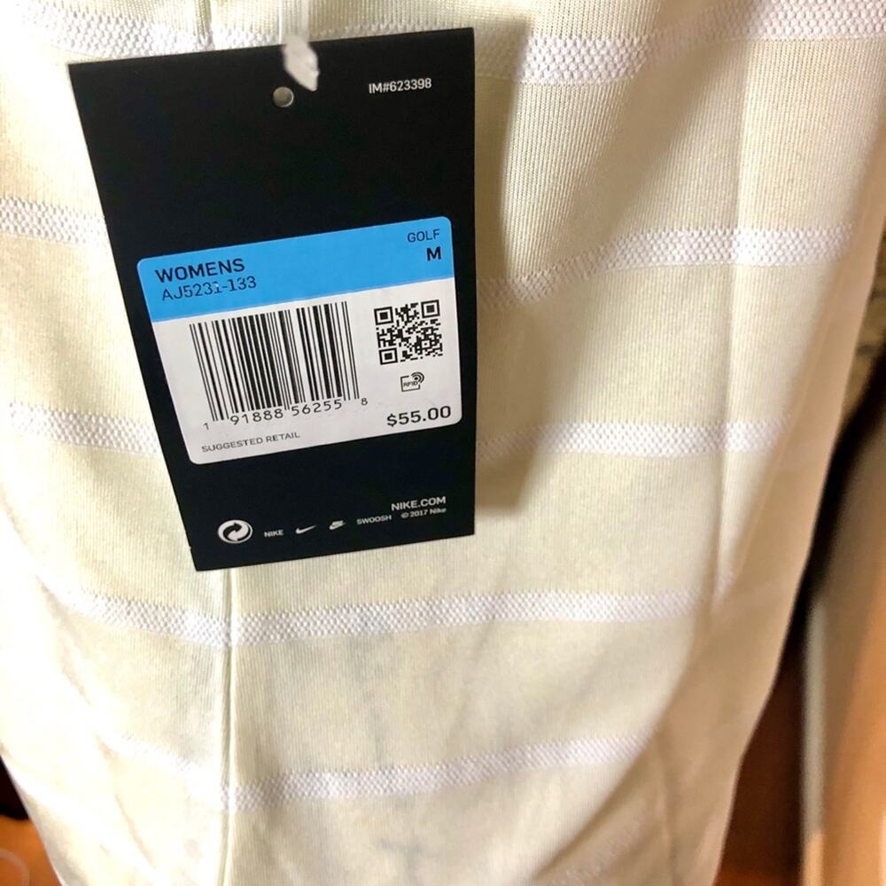 NWT Beautiful Nike Golf Shirt with Dri Fit - Picture 6 of 8